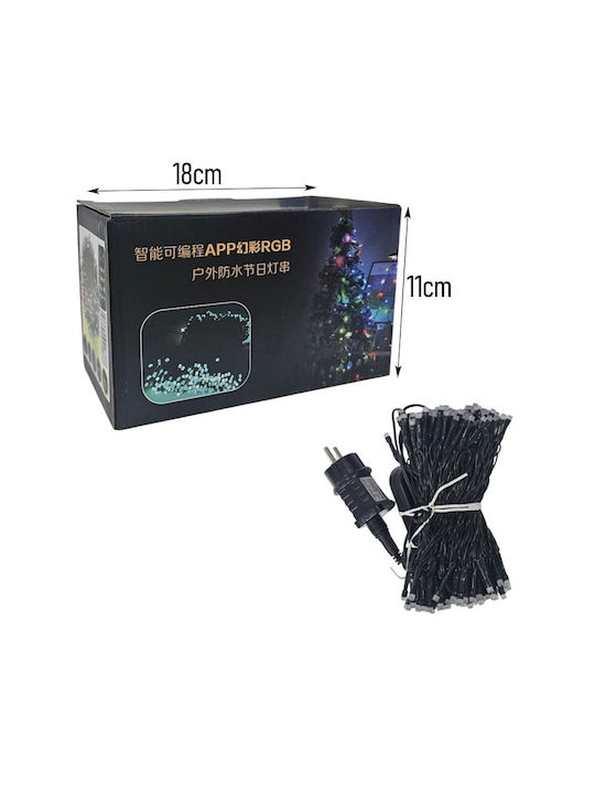 200 Lights LED 24m. Multicolor in String 1pcs