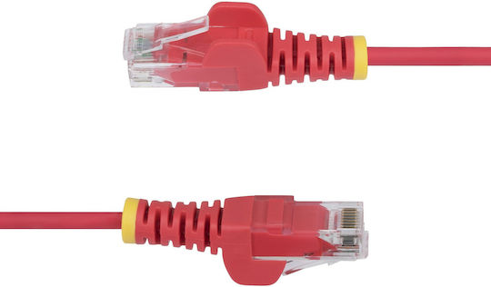 StarTech U/UTP Кат.6 (Gigabit) Мрежов Кабел Ethernet 3м Червен