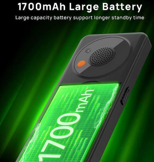 Uniwa V2000 Dual SIM Mobile with Large Buttons Red