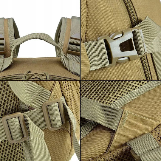 Extralink Militärischer Rucksack Rucksack aus Polyester Braun 30Es