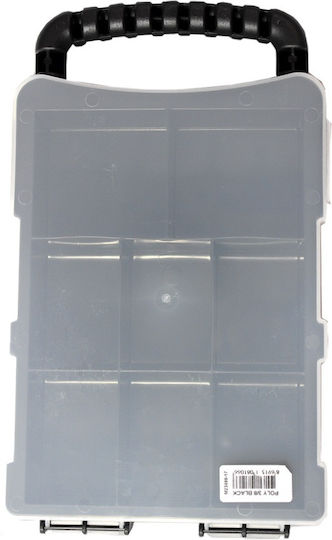 Terry Poly 3/8 Ταμπακιέρα Εργαλείων 8 Θέσεων Μαύρη 30.3x18x5εκ.