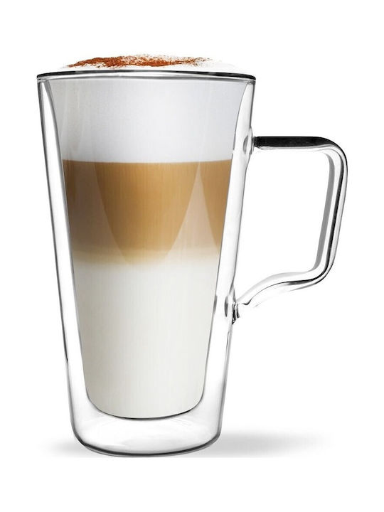 Vialli Design Mug Glass Transparent 350ml