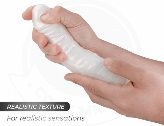 Cock Miller Ρεαλιστικός Δονητής με Remote Control 21.5cm Λευκός