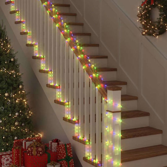 Christmas Light Tube RGB Battery 2400 Light Bulbs Programmable 100m IP44