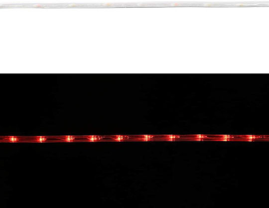 Christmas Light Tube Red Battery 240 Light Bulbs Programmable 10m