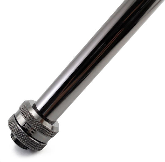 Xspc G1/4" Connectors 14mm Hard Tube Black Chrome 8 Pieces
