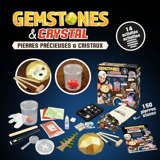 Buki Gemstones & Crystal Εκπαιδευτικό Παιχνίδι Κρύσταλλα για 8+ Ετών