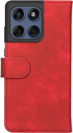 Rosso Wallet Synthetic Leather Red (Motorola Edge 60 Fusion)