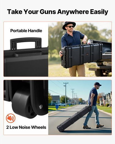 Vevor Black Weapon Case 127cm