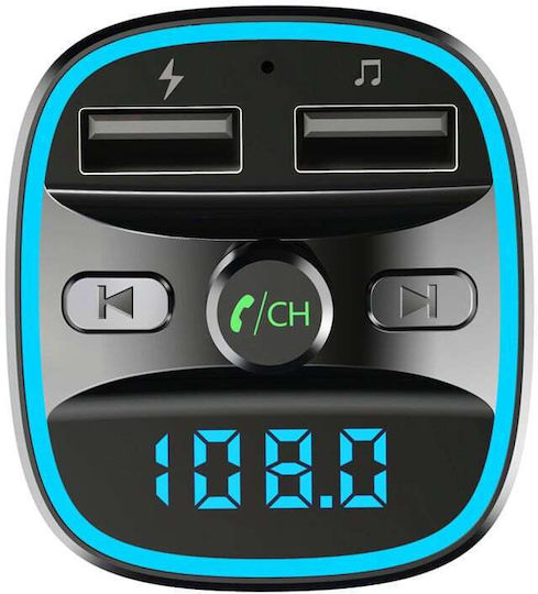 Techsuit FM Transmitter Αυτοκινήτου mit USB / Bluetooth