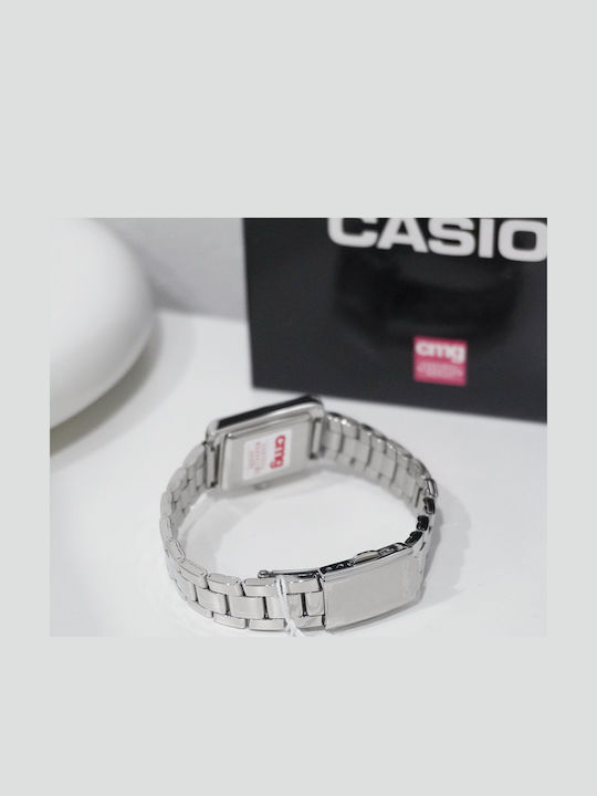 Casio Collection Women's Watch with Blue Metal Bracelet