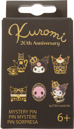 Loungefly Hello Kitty Kuromi 20th Anniversary Mystery Blind Box Enamel Badges Assorted 12 Pcs