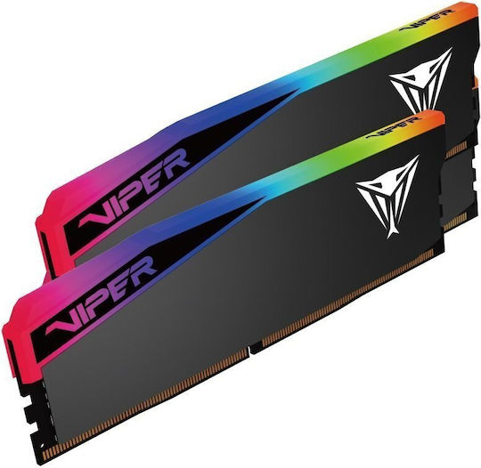 Patriot Viper Rgb Elite 5 Ultra DDR5 96GB RAM με 2x48GB Modules για Desktop