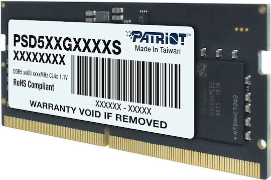 Patriot Signature Line DDR5 με Module 1x24GB και Ταχύτητα 5600 για Laptop