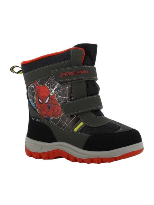 Kids Snow Boots with Velcro Black