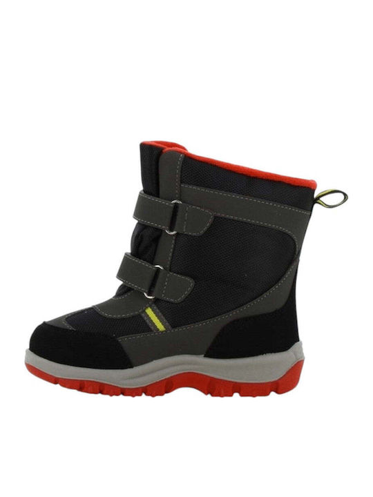 Kids Snow Boots with Velcro Black