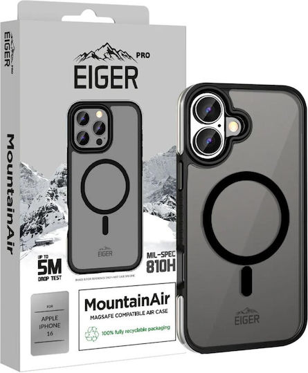 Eiger Pro Mountainair Magsafe Case Iphone 16 Black