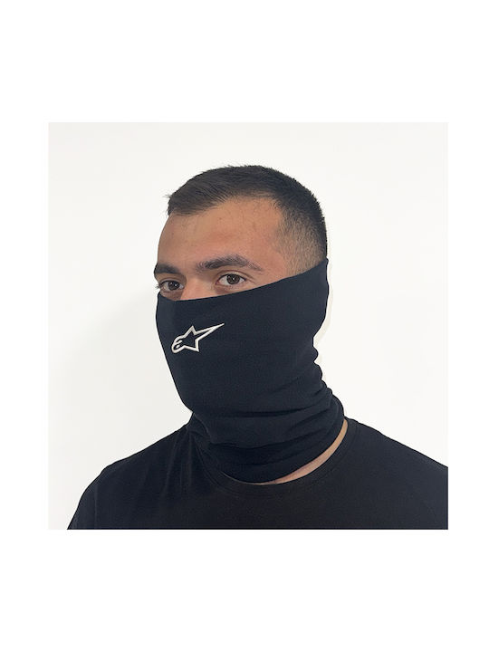 Alpinestars Neck Warmer Base Layer Motorcycle Rider Neck Warmer Fleece Black Color
