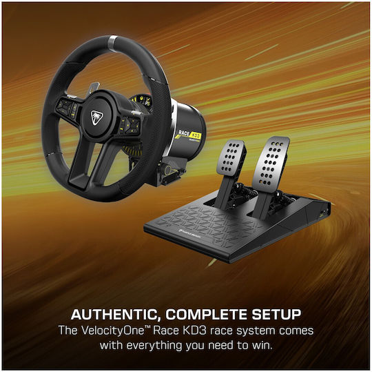 Turtle Beach VelocityOne Race KD3 Τιμονιέρα με Πετάλια για PC / Xbox Series X/S με 2160° Περιστροφής