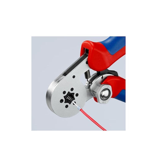 Knipex Πρέσα Ορειχάλκινων Ακροδεκτών Διατομής 0.08 - 16mm² με Μηχανισμό Καστάνιας