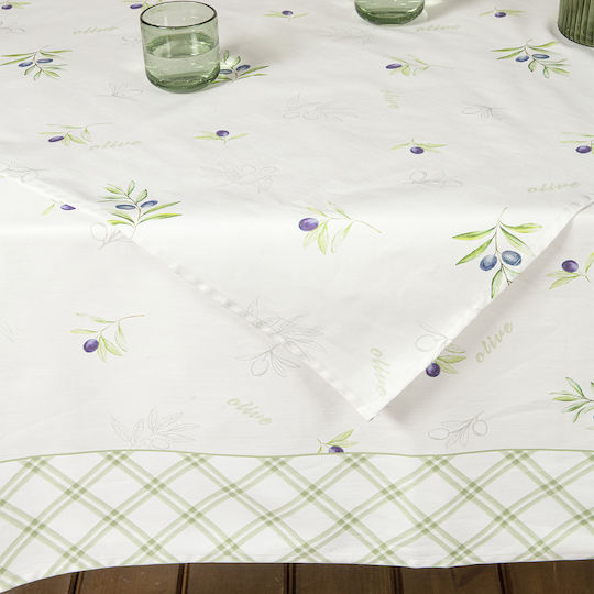 Nima Карирана Подредба Olive Olive 85x85 см