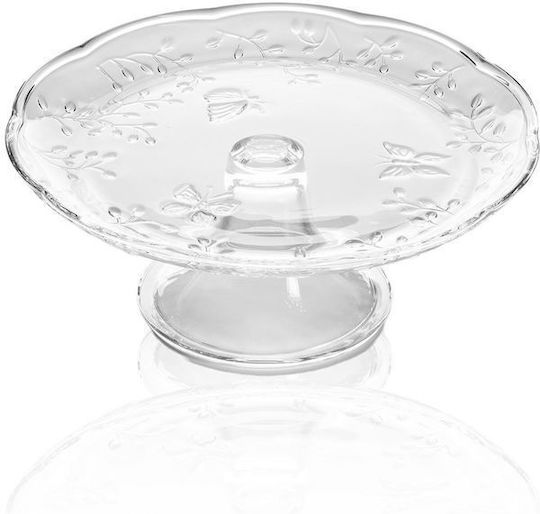Aithrio Dekorative Platte Glas Transparent 1Stück 28x28x13cm