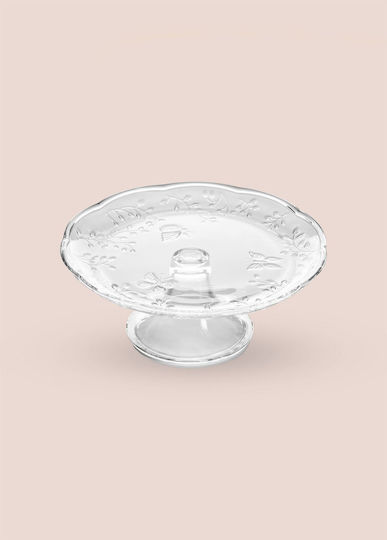 Aithrio Platou Decorativ Sticlă Transparentă 1buc 28x28x13buc