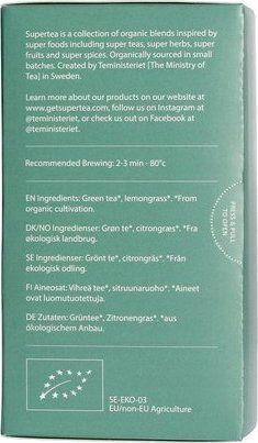 Teministeriet Organic Product Green Tea 20 Bags