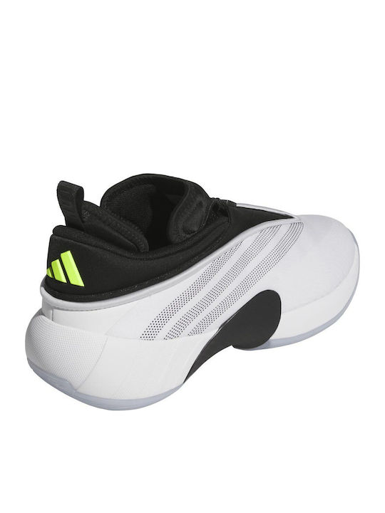 D.O.N. Issue 7 Low Basketball Shoes Cloud White Core Black Lucid Lemon