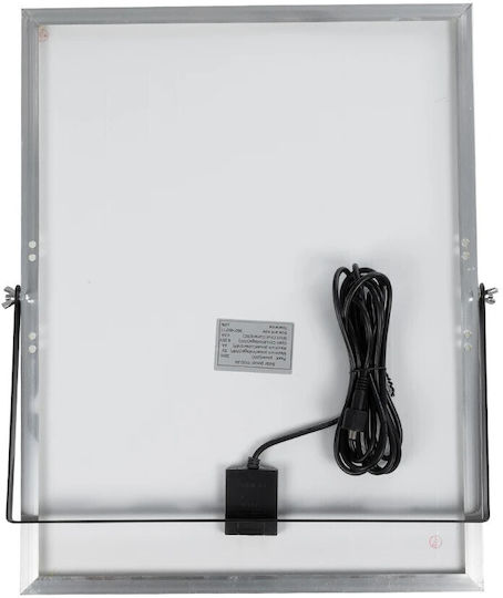 GloboStar Waterproof Solar LED Floodlight 300W Cold White 6000K with Remote Control IP67