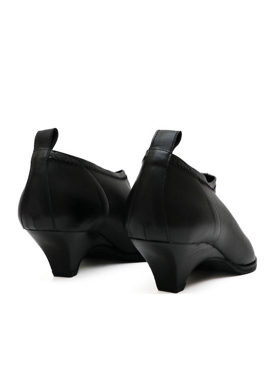 Leather Women's Ankle Boots Black