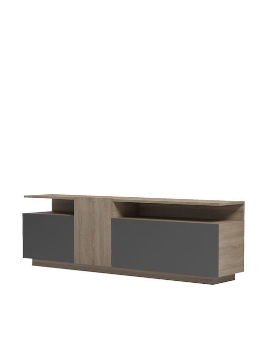Шкаф за телевизор Дървен Vendora Sonoma-anthracite Д150xШ29.5xВ46.3см