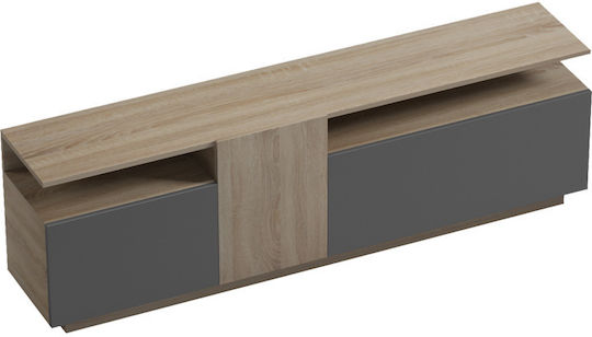 Шкаф за телевизор Дървен Vendora Sonoma-anthracite Д150xШ29.5xВ46.3см