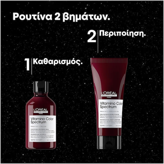 L'Oréal Professionnel Vitamino Color Spectrum Комплект за Грижа за Коса за Боядисана Коса с Шампоан и Балсам 2бр