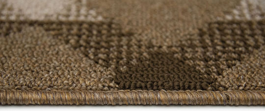 Non-Slip Kitchen Runner Mat Maggie Brown-Beige 67x140