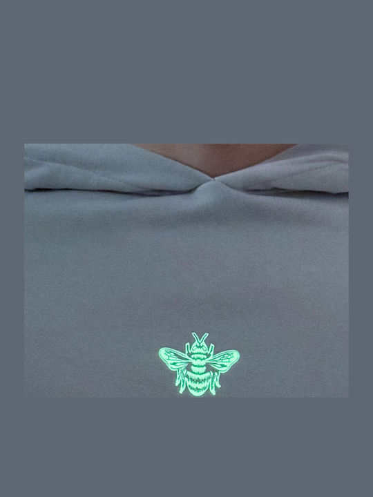 Sweatshirt mit Kapuze Ice Grey