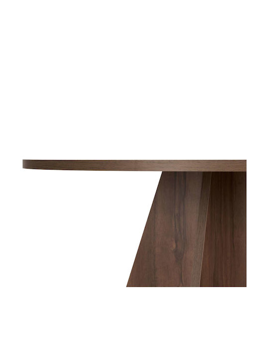 Virella Tisch Speisesaal Holz Walnut 120x120x75cm
