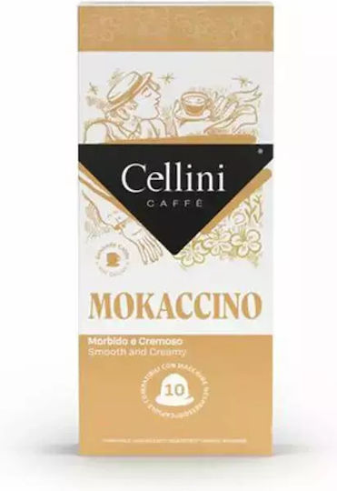 Cellini Κάψουλες Σοκολάτα Συμβατές με Μηχανή Nespresso 10caps