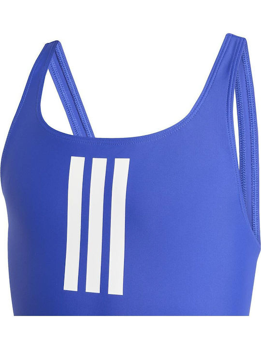 adidas 3-stripes Παιδικό Μαγιό Ολόσωμο Μπλε