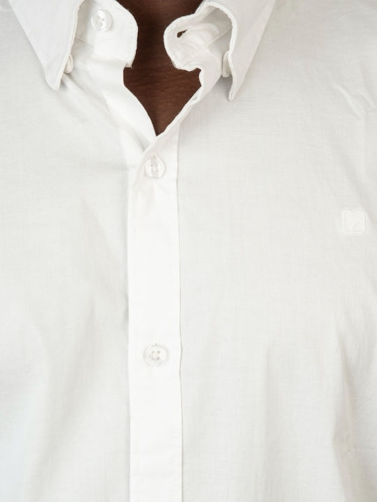 Langärmlig Hemd White
