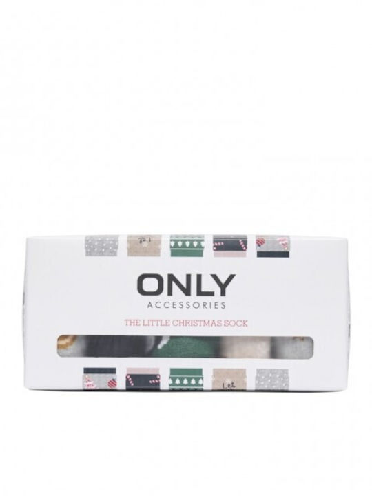 Only Women's Socks Light Grey Melange 5Pack