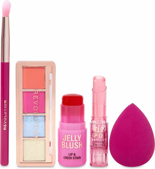 Revolution Beauty All About The Jelly Σετ Μακιγιάζ για Πρόσωπο, Μάτια & Χείλη