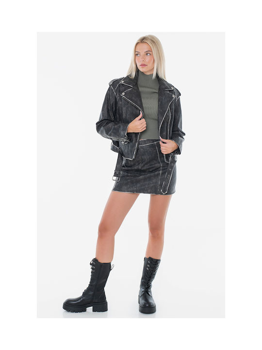 Γυναικείο Biker Jacket Jet Black