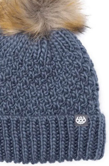Beanie Unisex Beanie Knitted in Blue color