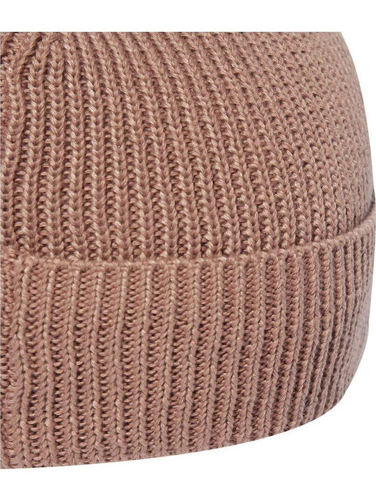 Beanie Γυναικείος Σκούφος Πλεκτός σε Καφέ χρώμα
