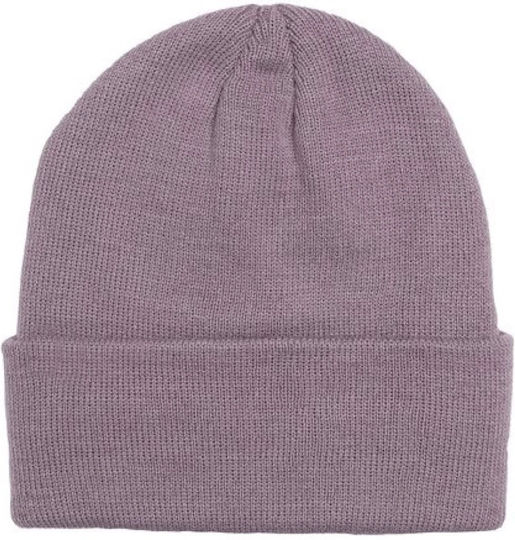 Beanie Unisex Beanie Knitted in Purple color