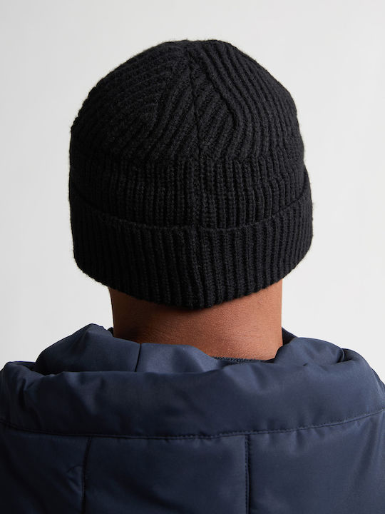 Beanie Unisex Beanie Gestrickt in Schwarz Farbe