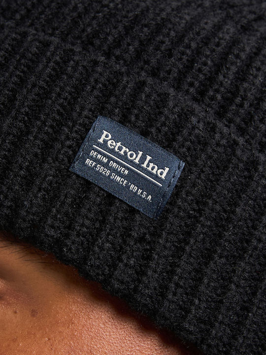 Beanie Unisex Beanie Gestrickt in Schwarz Farbe