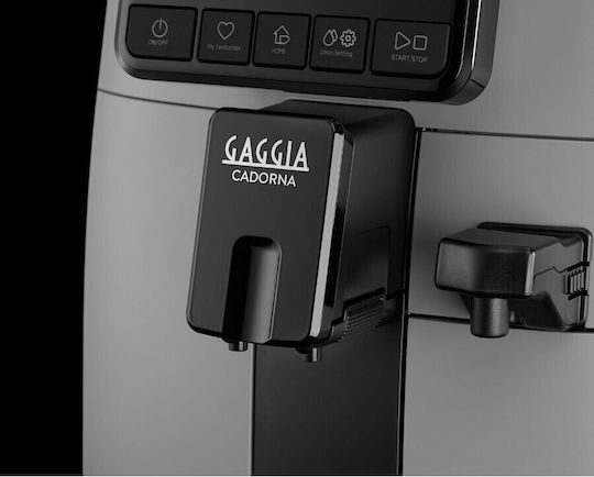 Gaggia Cadorna Prestige Automatic Espresso Coffee Machine 1900W Pressure 15bar with Grinder Grey EG5603/40