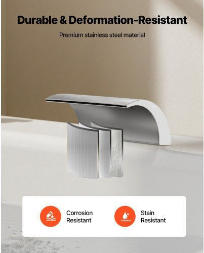 Vevor Built-in Faucet Mixer for Bathtub Silver